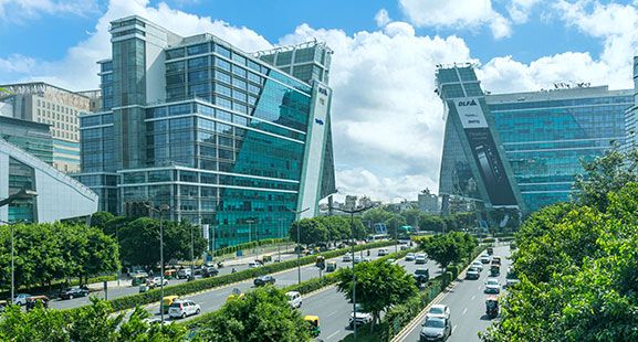 Gurugram skyline